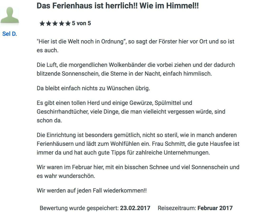 Wie Im Himmel Hatzfeld المظهر الخارجي الصورة